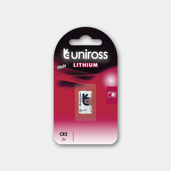 بطارية ليثيوم أسطوانية CR2 (يطارية واحدة) من يوني روس Uniross