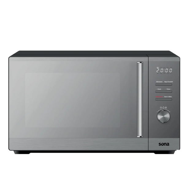 Sona Microwave 34 L Silver with mirror Glass 1000 W