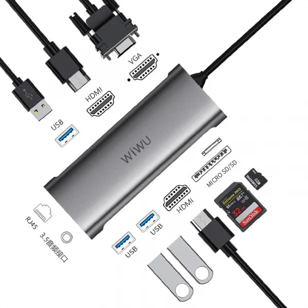 WIWU Alpha 11-in-1 USB-C Hub – jabalitools