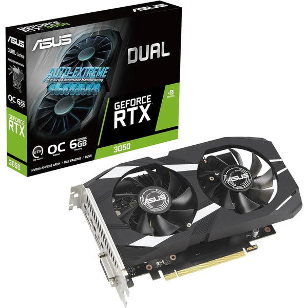بطاقة الرسومات من اسوس  DUAL-RTX3050-O6G