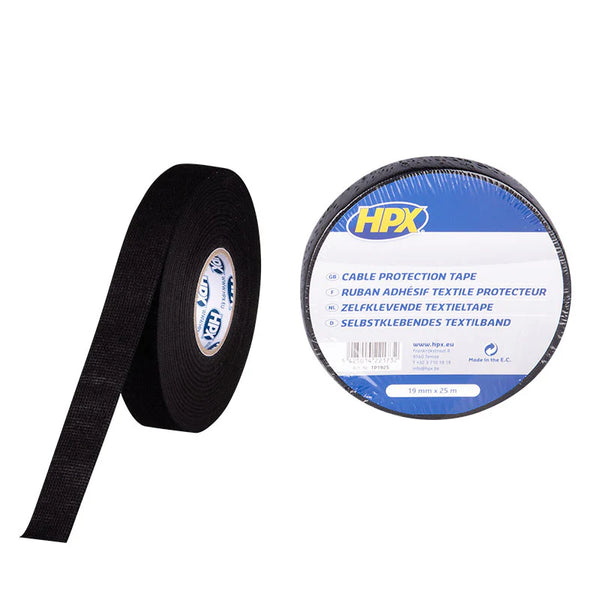 تيب عازل الاسلاك 5 × أسود 19 مم × 25 م HPX