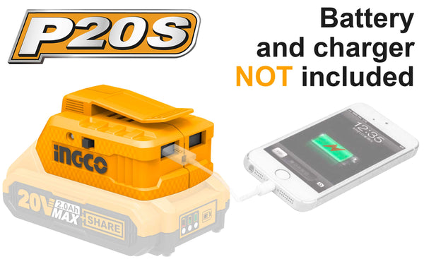 شاحن USB ليثيوم 20 فولت - انكو